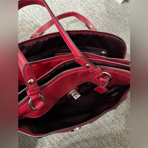 Coach Penelope turnkock satchel pebble leather shoulder bag - Picture 11 of 12